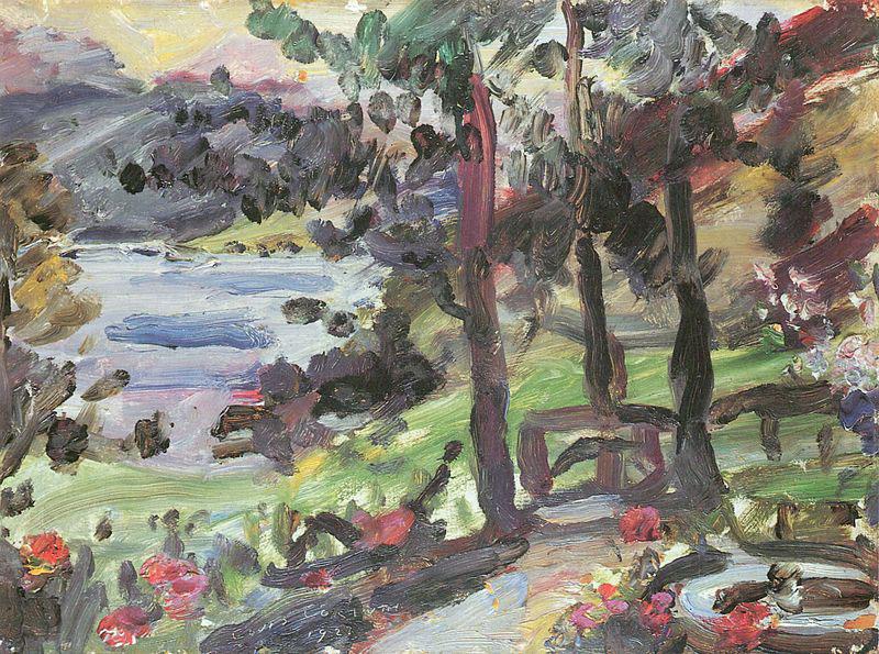Lovis Corinth Garten am Walchensee china oil painting image